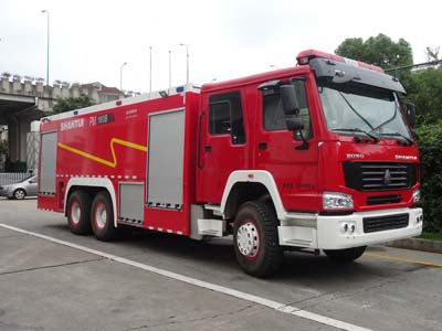 抚起牌FQZ5330GXFPM180/B型泡沫消防车
